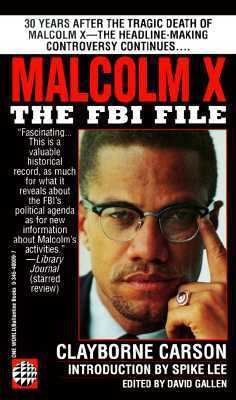 Malcolm X: The FBI File 0345400097 Book Cover