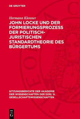 John Locke Und Der Formierungsprozess Der Polit... [German] 3112774523 Book Cover