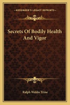 Secrets Of Bodily Health And Vigor 1162893052 Book Cover