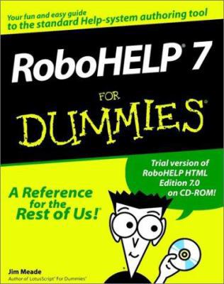 RoboHelp 7 for Dummies [With CDROM] 0764505602 Book Cover