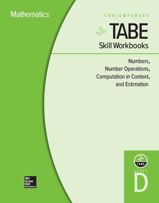 Tabe Skill Workbooks Level D: Numbers, Number O... 0076603695 Book Cover