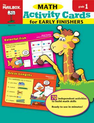 Activity Cards for Early Finishers: Math (Gr.1) 1562348914 Book Cover