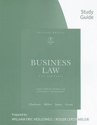 Study Guide for Clarkson/Jentz/Cross/Miller’s B... 0324655258 Book Cover