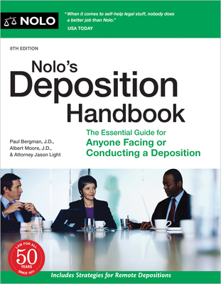 Nolo's Deposition Handbook: The Essential Guide... 141332987X Book Cover