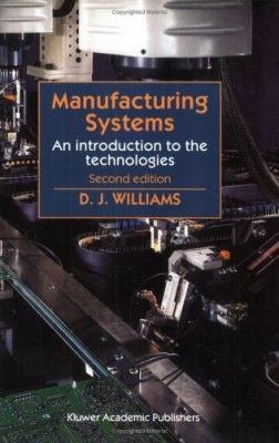 Manufacturing Systems 0412605805 Book Cover