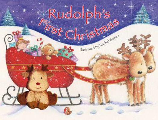Rudolph's First Christmas [With Plush] 0756630878 Book Cover