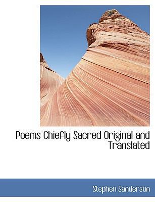 Poems Chiefly Sacred Original and Translated 1115966294 Book Cover