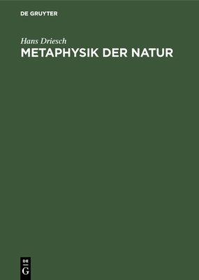 Metaphysik Der Natur [German] 3486753428 Book Cover