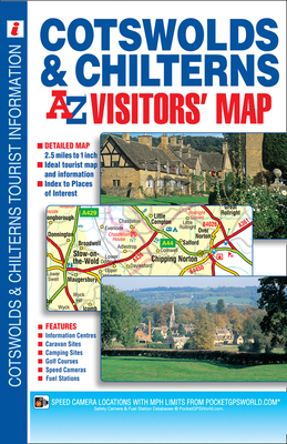 Cotswolds & Chilterns A-Z Visitors' Map 1782570330 Book Cover