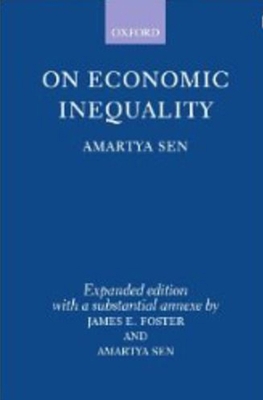 On Economic Inequality 0198281935 Book Cover