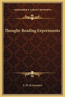 Thought-Reading Experiments 1169159613 Book Cover