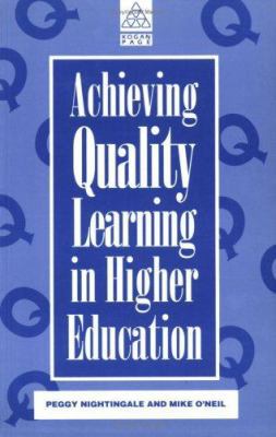 Achieving Quality Learning in Higher Education 0749413255 Book Cover