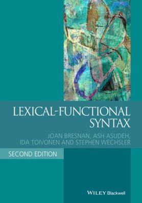 Lexical-Functional Syntax 1405187816 Book Cover
