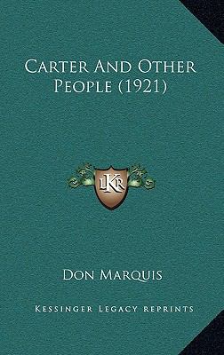 Carter and Other People (1921) 1164344617 Book Cover