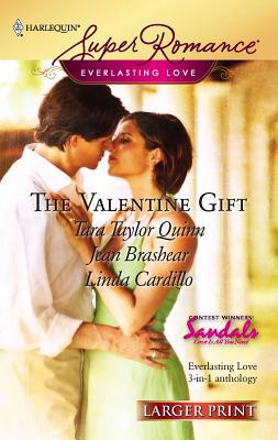 The Valentine Gift: An Anthology [Large Print] 0373782101 Book Cover