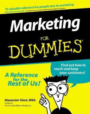 Marketing for Dummies. 1568846991 Book Cover