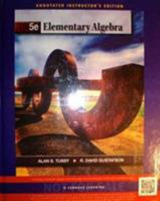 Aie Elem Algebra 5e 1111988226 Book Cover