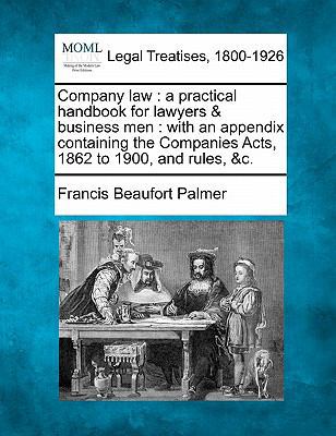Company law: a practical handbook for lawyers &... 1240134282 Book Cover