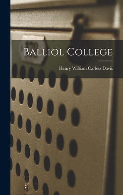Balliol College 1017070849 Book Cover