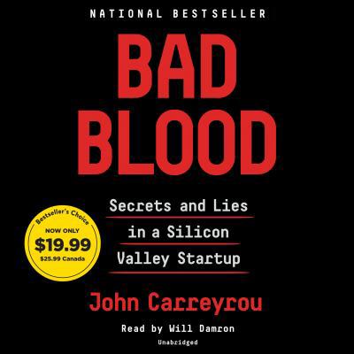 Bad Blood: Secrets and Lies in a Silicon Valley... 0593105060 Book Cover