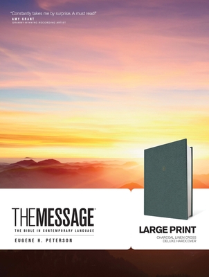 The Message Large Print: The Bible in Contempor... 1641581220 Book Cover