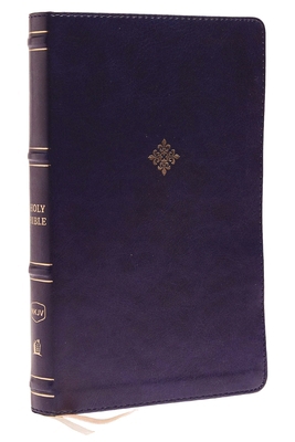 Nkjv, Thinline Bible, Leathersoft, Navy, Thumb ... 078523442X Book Cover