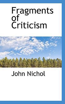 Fragments of Criticism 1103022350 Book Cover