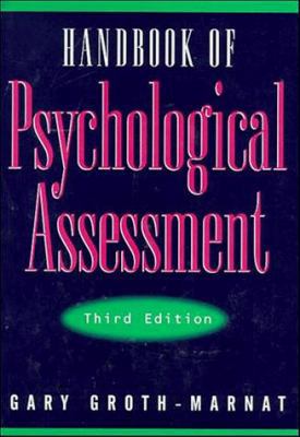 Handbook of Psychological Assessment 0471052205 Book Cover