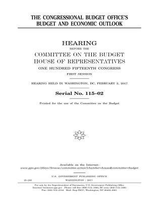 THE CONGRESSIONAL BUDGET OFFICE'S BUDGET AND EC... 1546948910 Book Cover