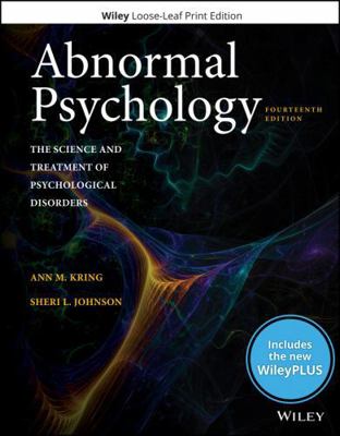Abnormal Psychology: The Science and Treatment ... 1119495121 Book Cover