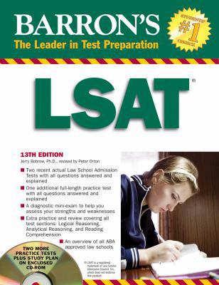 Barron's LSAT [With CDROM] 0764195433 Book Cover