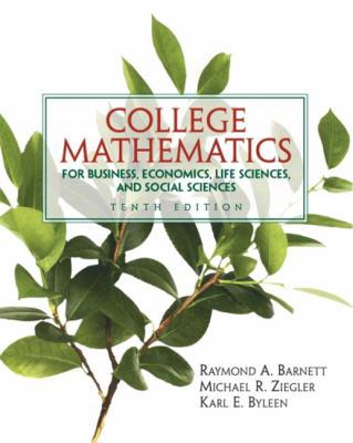 College Mathematics for Business, Economics, Li... 0131432095 Book Cover