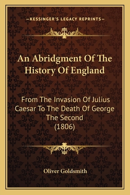 An Abridgment Of The History Of England: From T... 1164038915 Book Cover