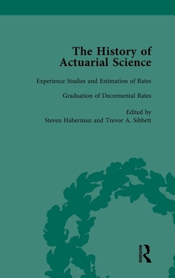 The History of Actuarial Science Vol X 1138646792 Book Cover