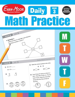 Daily Math Practice, Grade 3 Teacher Edition 1557997438 Book Cover