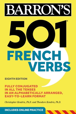 501 French Verbs, Eighth Edition 1506260640 Book Cover