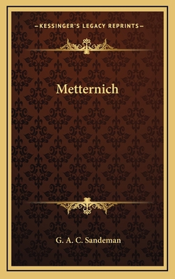 Metternich 1163404780 Book Cover