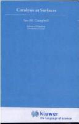 Catalysis at Surfaces 0412318806 Book Cover