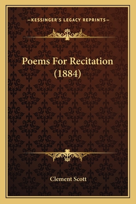 Poems For Recitation (1884) 1166934217 Book Cover