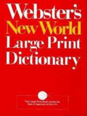Webster's New World Dictionary [Large Print] 0783819056 Book Cover