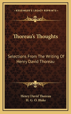 Thoreau's Thoughts: Selections From The Writing... 1163419141 Book Cover