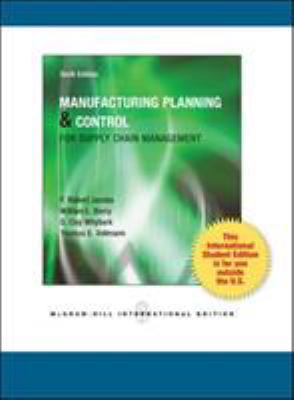 Manufacturing Planning and Control for Supply C... 0071313931 Book Cover