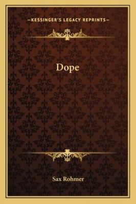 Dope 1162777028 Book Cover
