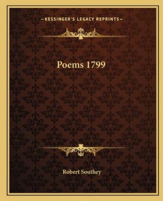 Poems 1799 1162680334 Book Cover