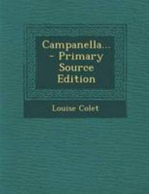 Campanella... - Primary Source Edition [French] 1295078619 Book Cover