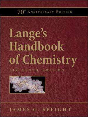 Lange's Handbook of Chemistry 0071432205 Book Cover