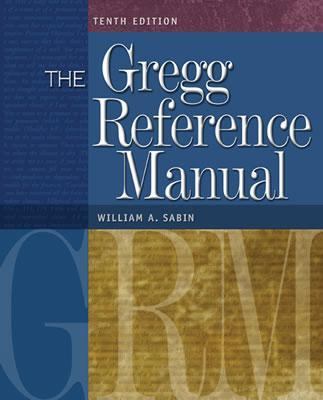 The Gregg Reference Manual (Spiral W/Flap) 0072936037 Book Cover