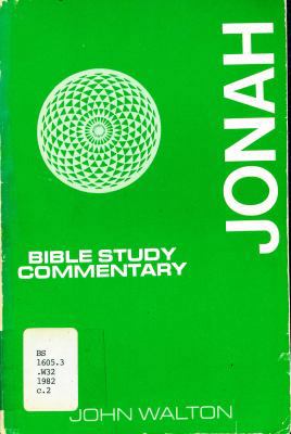 Jonah, Bible Study Commentary 0310363039 Book Cover