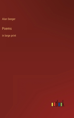 Poems: in large print 3368301292 Book Cover