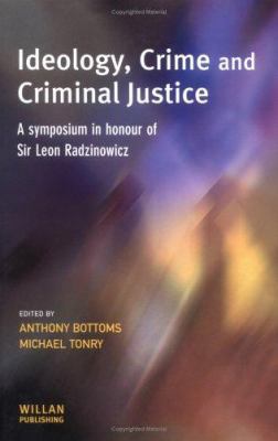 Ideology, Crime and Criminal Justice 1903240905 Book Cover